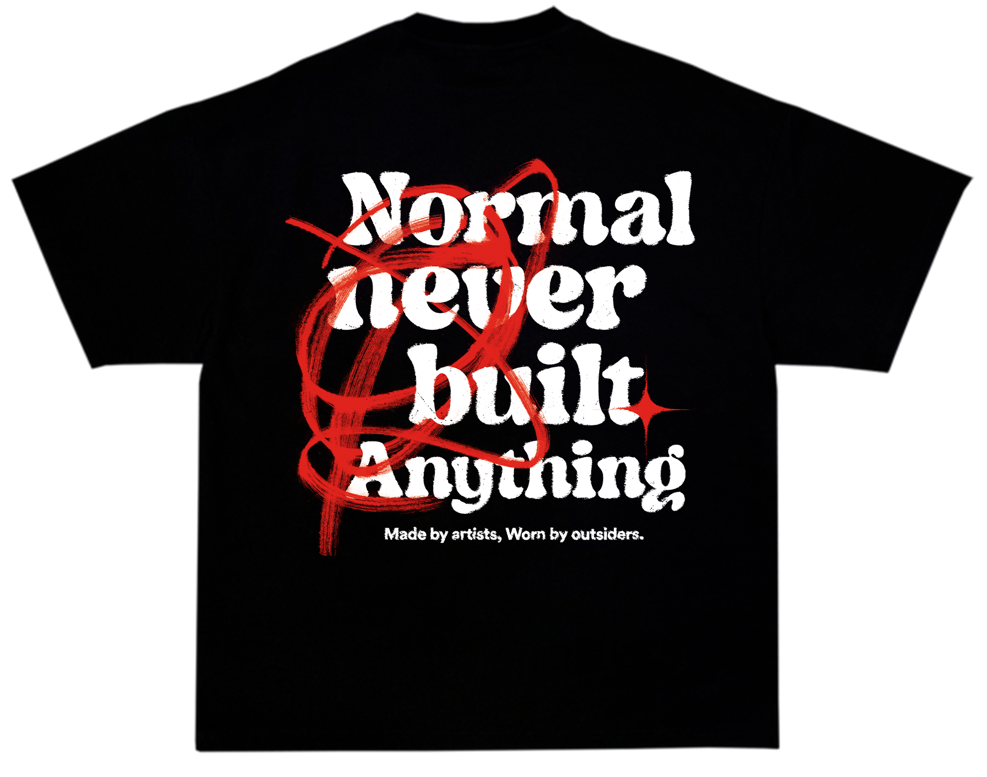 Normal never built anything - vista trasera